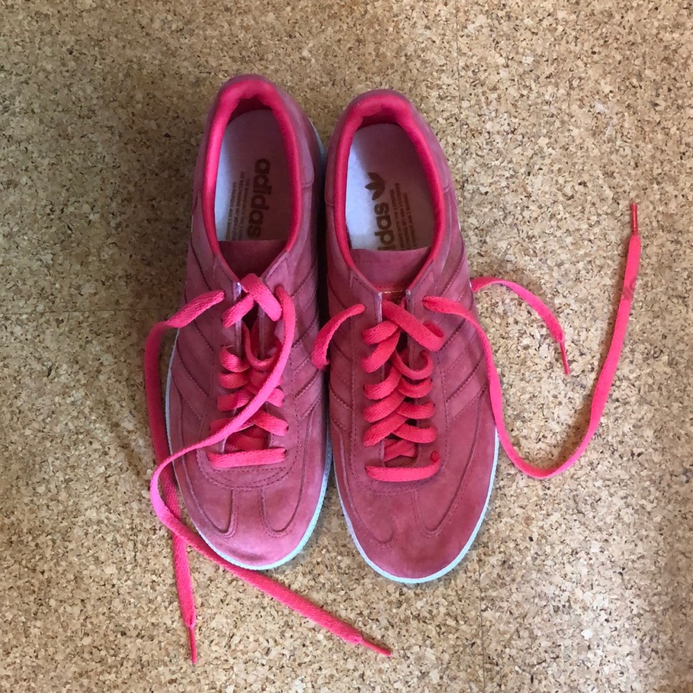 Coral custom adidas